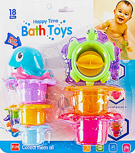 Set of Colorful Bath Toys