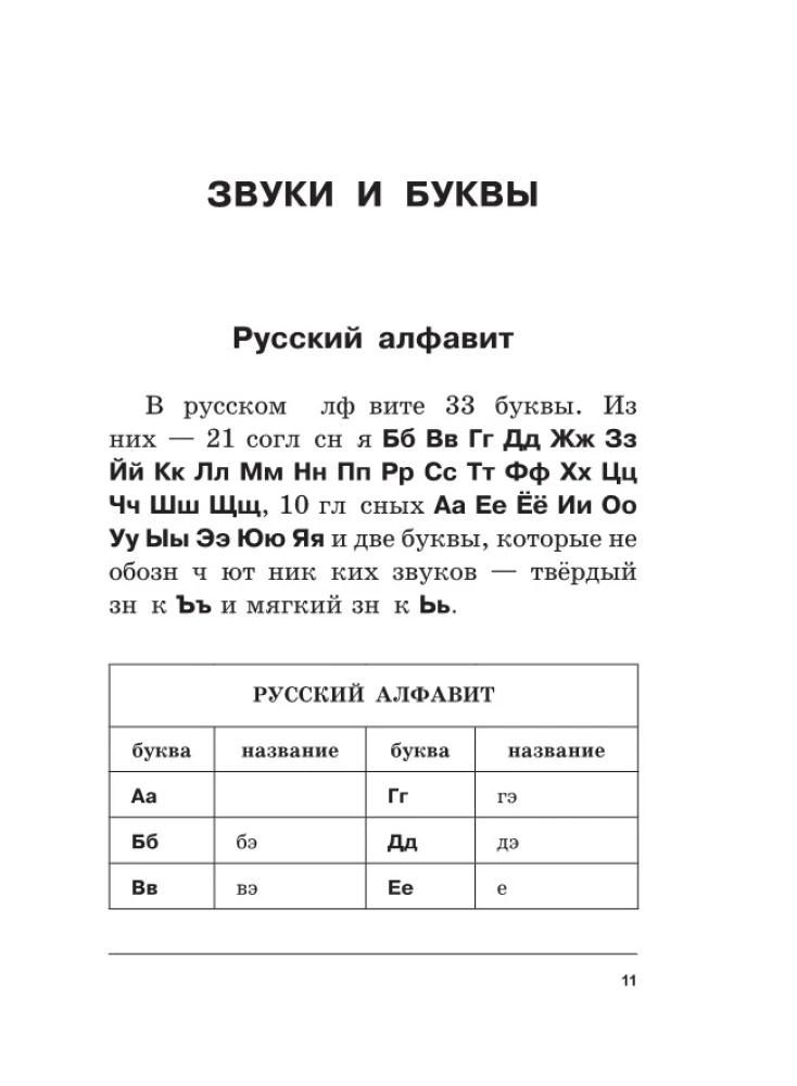 Russian Language. All Rules in Diagrams and Tables