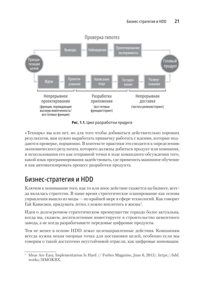 Hypothesis-Driven Development. Product Hypotheses in Development