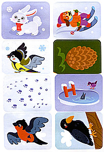 Adventures in the Winter Forest! Sticker Book