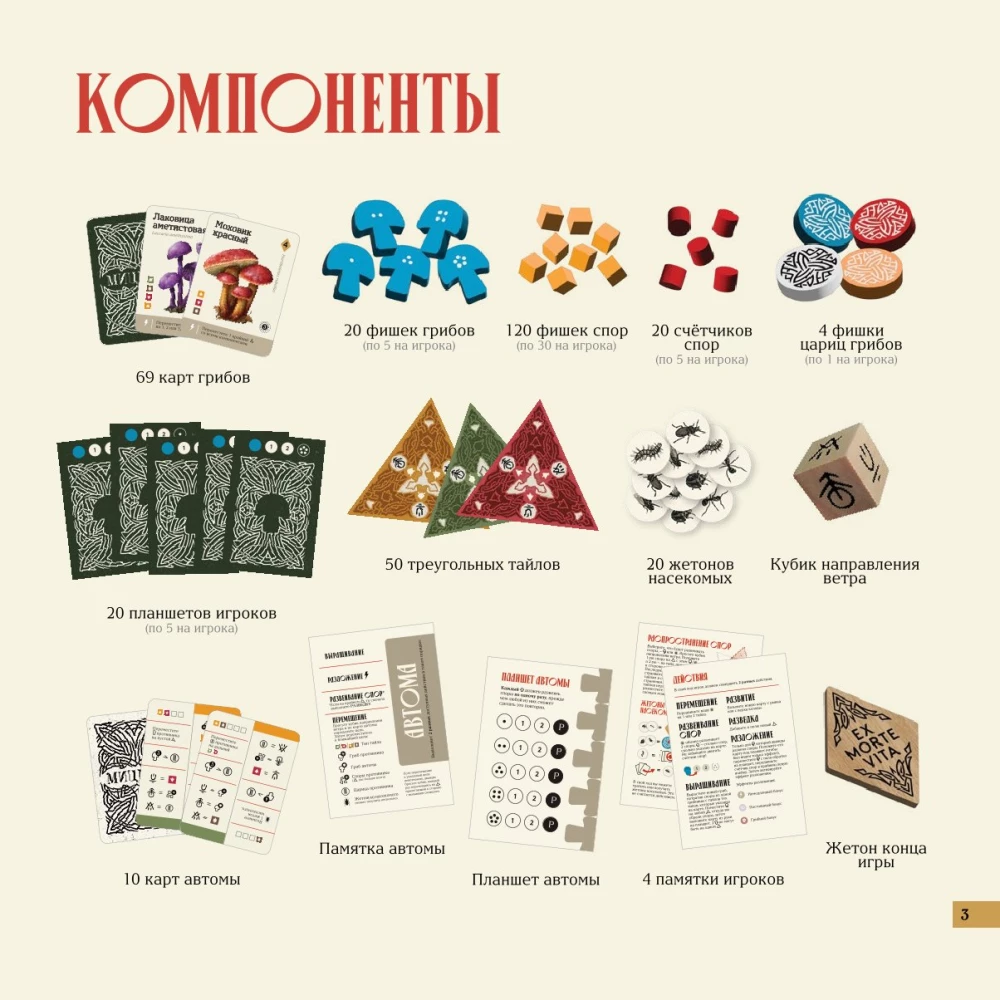 Настольная игра - Мицелий
