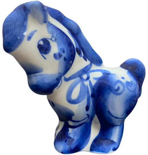 Figur - Pony, Gzhel