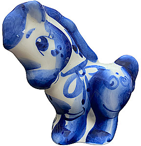 Figure - Pony, Gzhel