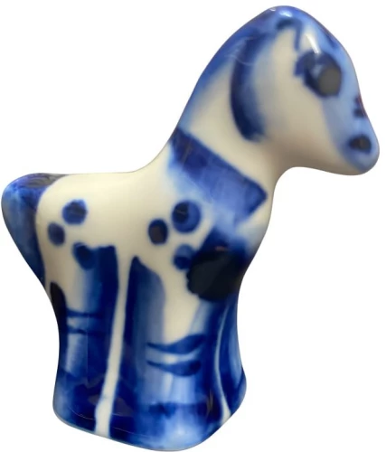 Figure - Horse Pups, Gzhel