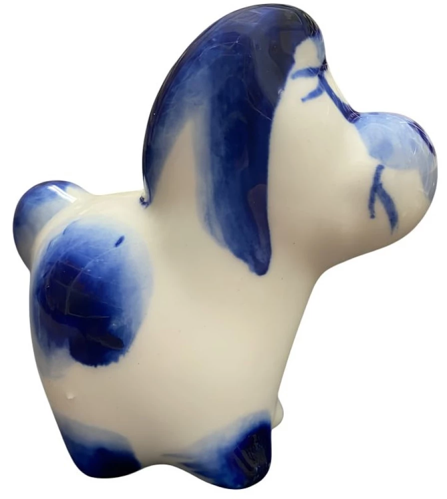 Figure - Horse with Mane, Small, Gzhel