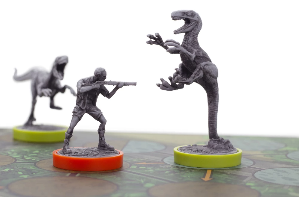 Настольная игра - Unmatched. Jurassic Park. InGen vs Raptors + правила на русском