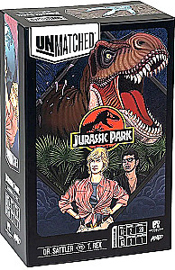 Lauamäng - Unmatched. Jurassic Park. Dr. Sattler vs T. Rex + reeglid eesti keeles