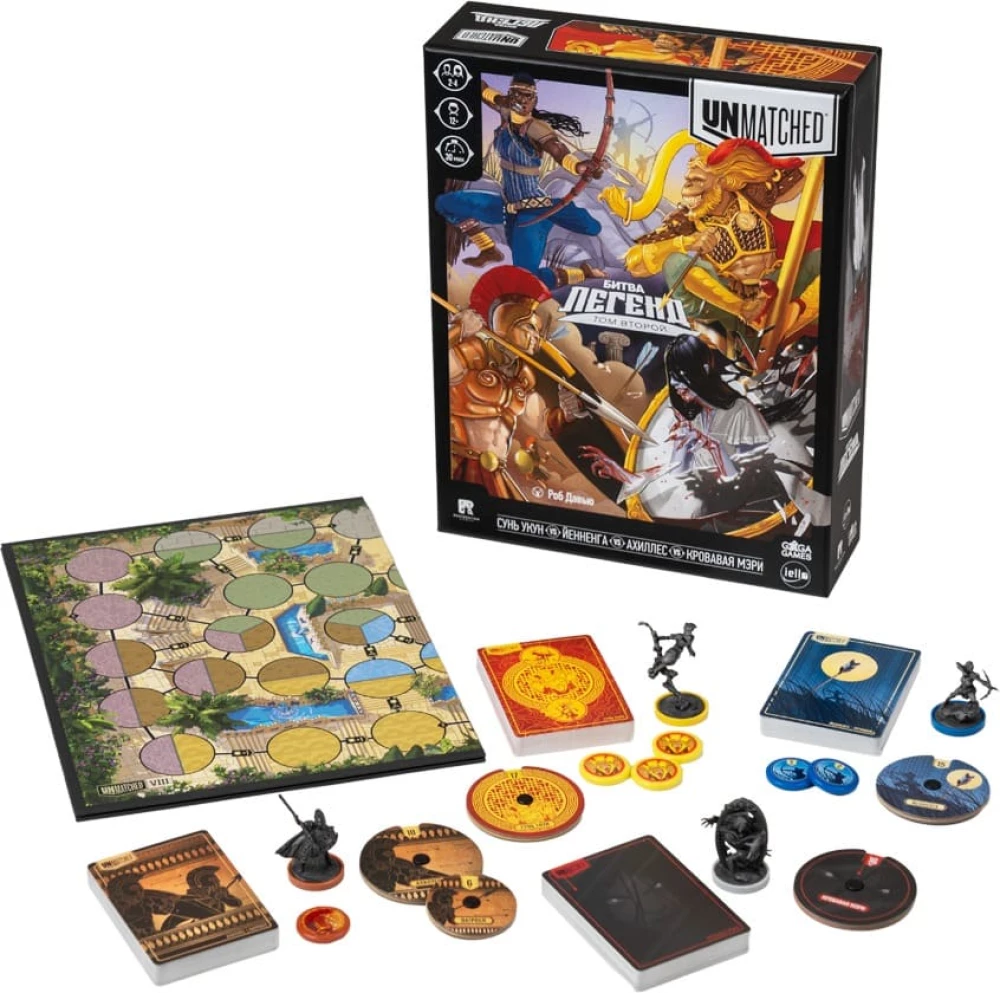 Brettspiel - Unmatched. Der Kampf der Legenden. Band zwei