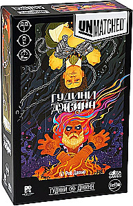 Настольная игра - Unmatched. Гудини против Джинна
