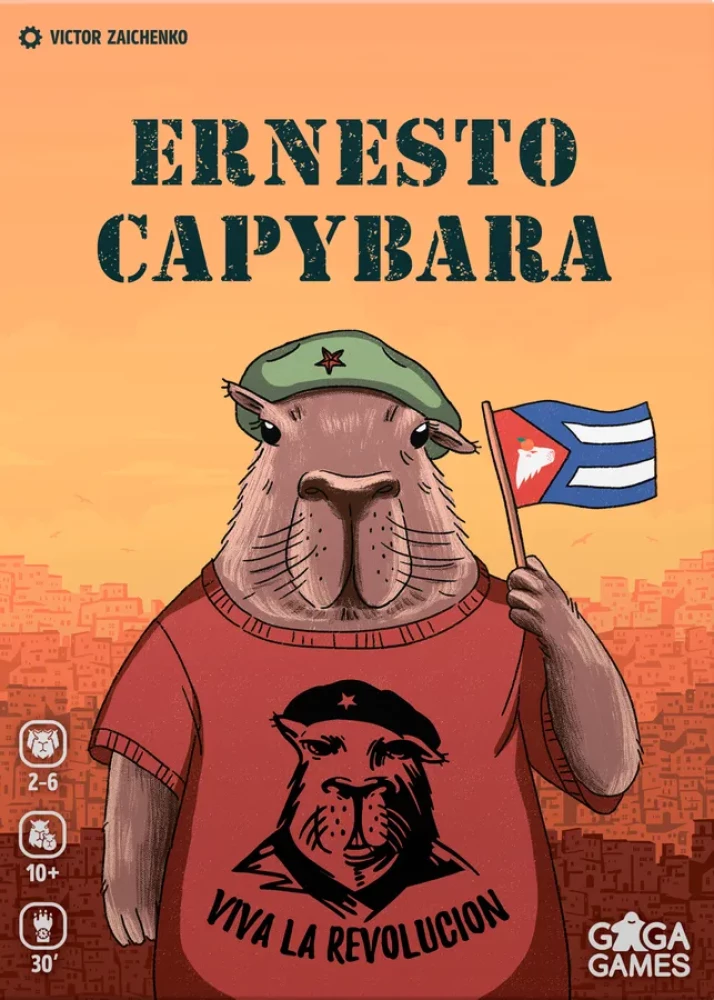 Настольная игра - Ernesto Capybara (на английском языке)