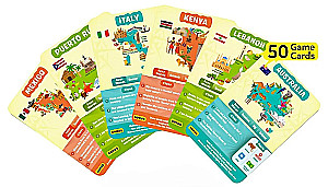 Brettspiel - Guess in 10. Länder der Welt (in englischer Sprache)