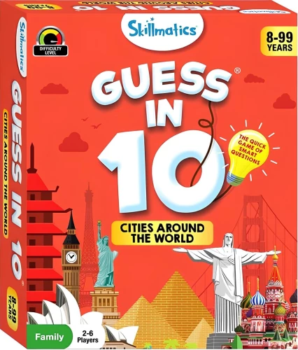 Настольная игра - Guess in 10. Cities around of the world (на английском языке)