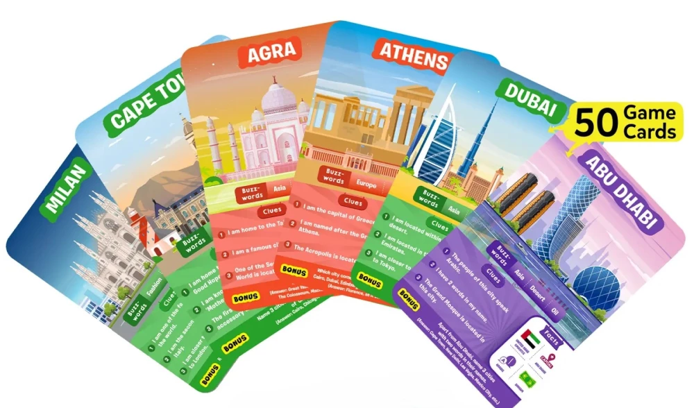 Brettspiel - Guess in 10. Städte der Welt (auf Englisch)