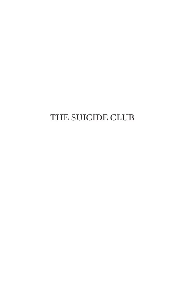 Der Selbstmordclub (Клуб самоубийц)