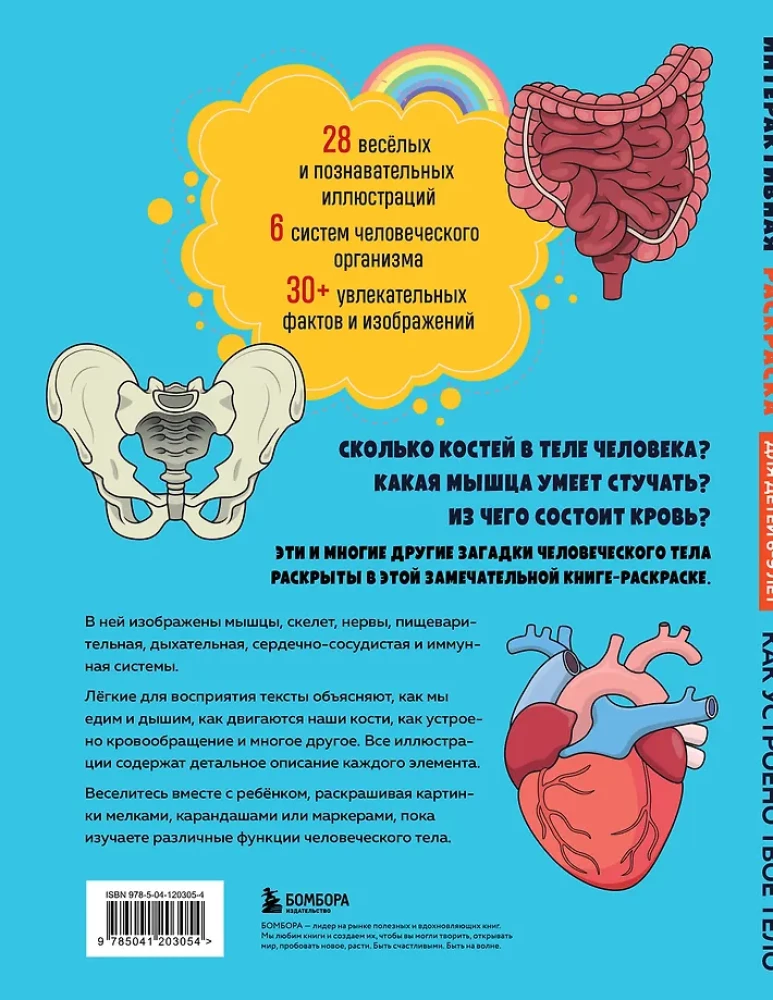 Kaip veikia tavo kūnas. Interaktyvi piešimo knyga