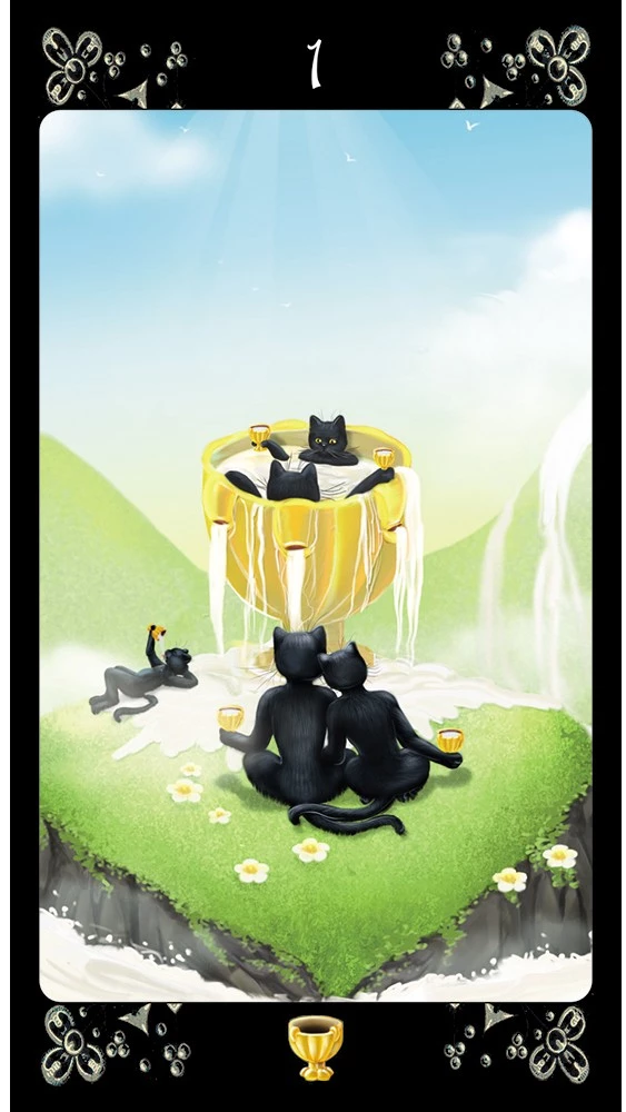 Tarot of Black Cats (78 Cards)