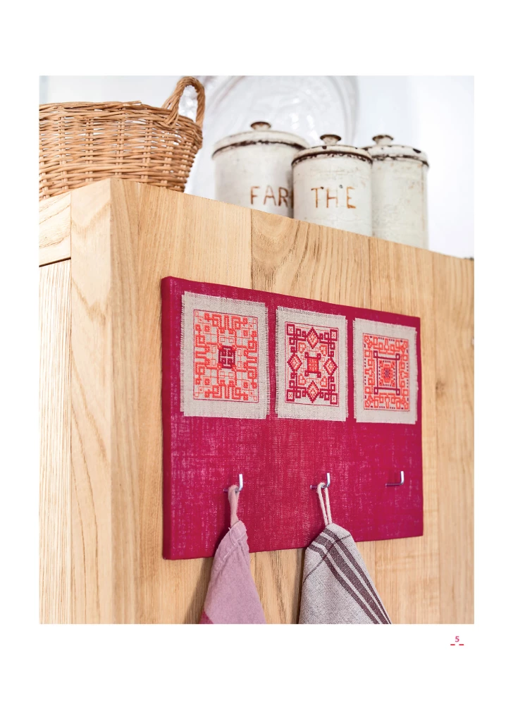 Decorative Motifs, Cross-Stitched