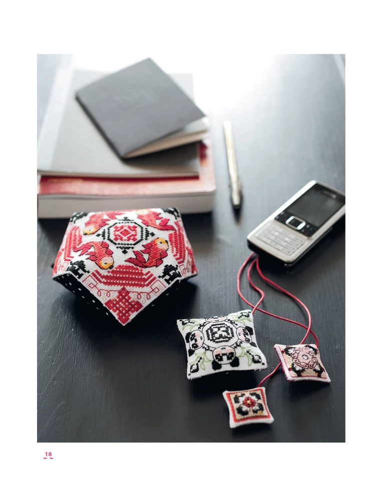 Decorative Motifs, Cross-Stitched