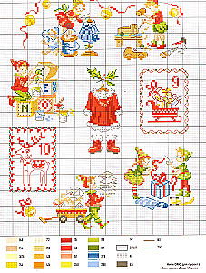 Winter holidays with Veronika Azhiners, 12 most popular embroidery patterns