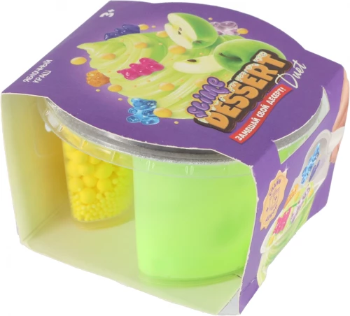 Slime dessert Duet. Яблочный краш