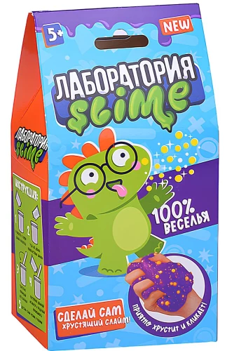 Сделай сам! Slime лаборатория (Crunch Slime)