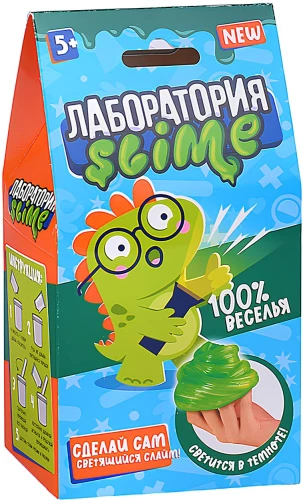 Сделай сам! Slime лаборатория (Светящийся slime)