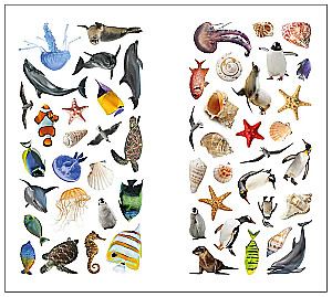 Photo Stickers. In the Sea