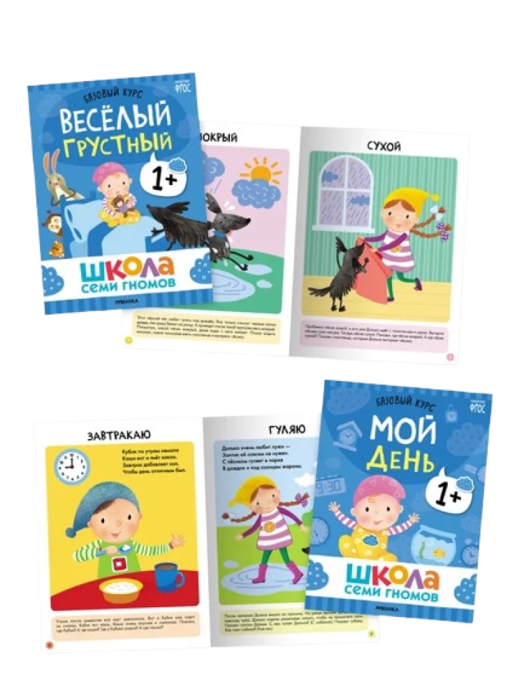 Septiņu rūķu skola. Gada pamata kurss. Komplekts 1+