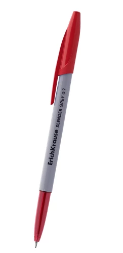 Rokas pildspalva - Slender Stick Grey, sarkana