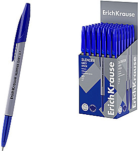 Rokas pildspalva - Slender Stick Grey, zila