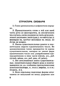 Uus vene keele õigekirja sõnaraamat kooliõpilastele koos lisade ja grammatikaga