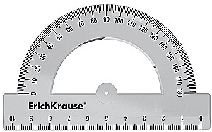 Transporter aus Kunststoff ErichKrause Clear, 180°/10cm, transparent