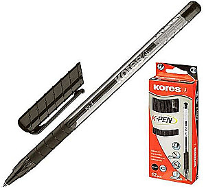 Długopis kulkowy KORES K2 0,5mm czarny