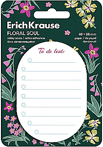 Self-adhesive block - Floral Soul, to do list