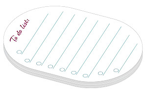 Self-adhesive block - Floral Soul, to do list