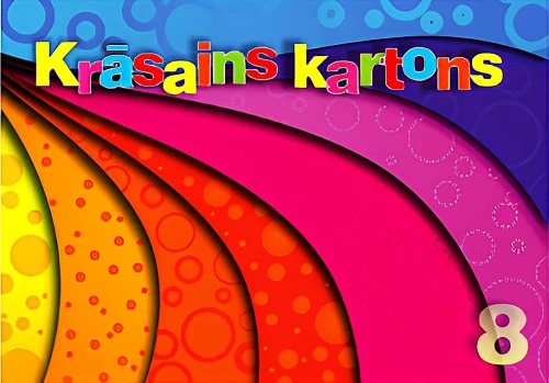 Krāsains divpusējs kartons, A4
