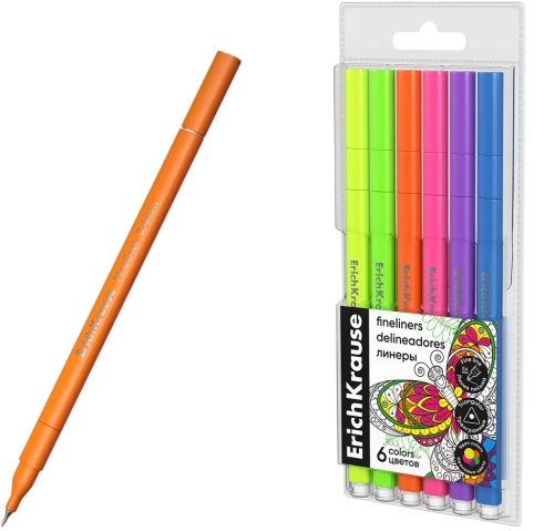 Līneri - Art Spirit Neon, 6 krāsas