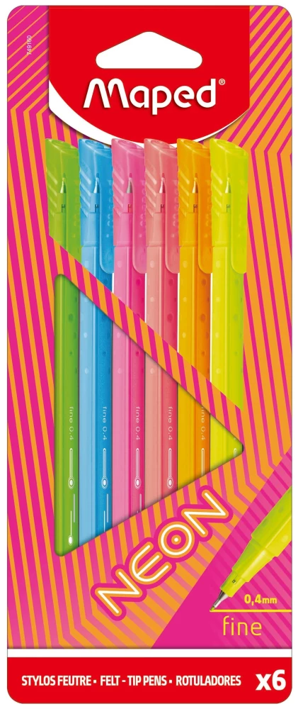 Markers - Neon, 6 colors