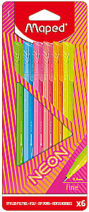 Markers - Neon, 6 colors