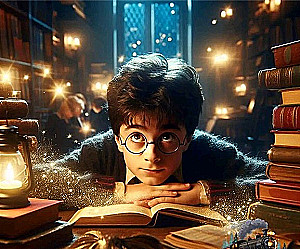 Numbered Painting 40x50 cm - Harry Potter Universe, LED Backlight
