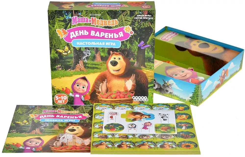 Настольная игра - Маша и Медведь. День варенья
