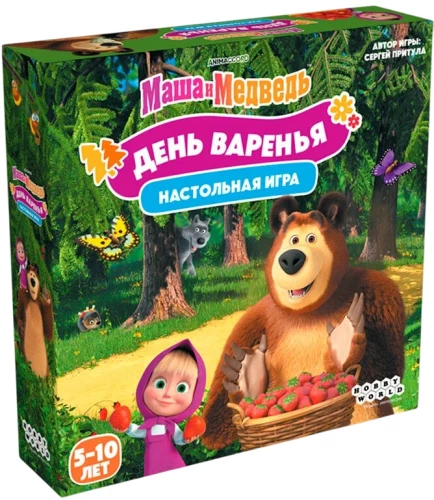 Lauamäng - Masja ja Karu. Moosi päev