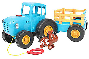 Trolley - Blue Tractor with Trailer