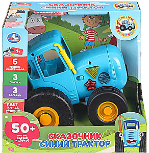Niebieski Traktor. Bajkowy ciągnik