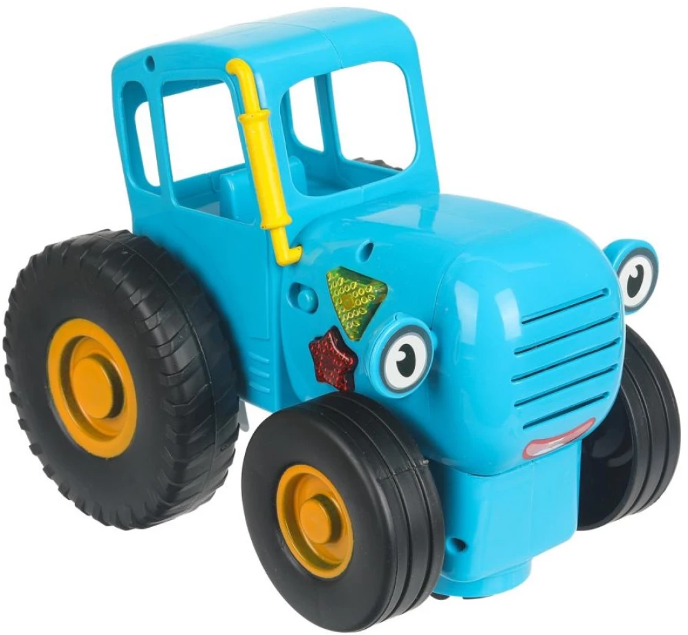 Niebieski Traktor. Bajkowy ciągnik