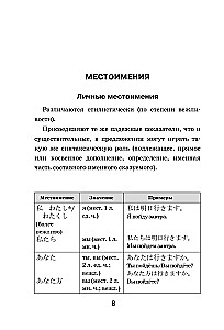 Visi japāņu valodas noteikumi shēmās un tabulās