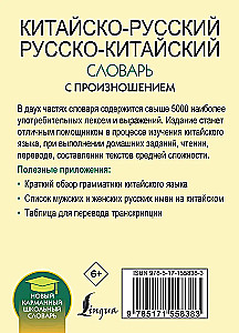 Kinų-rusų rusų-kinų žodynas su tarimu