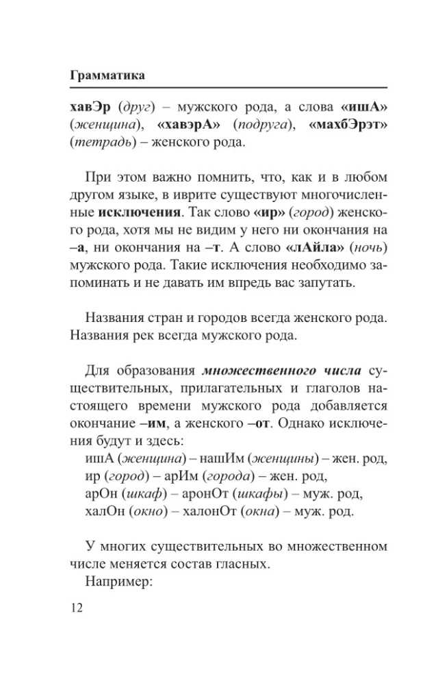 Hebrew. 4-in-1: Grammar, Phrasebook, Russian-Hebrew Dictionary, Interesting Applications