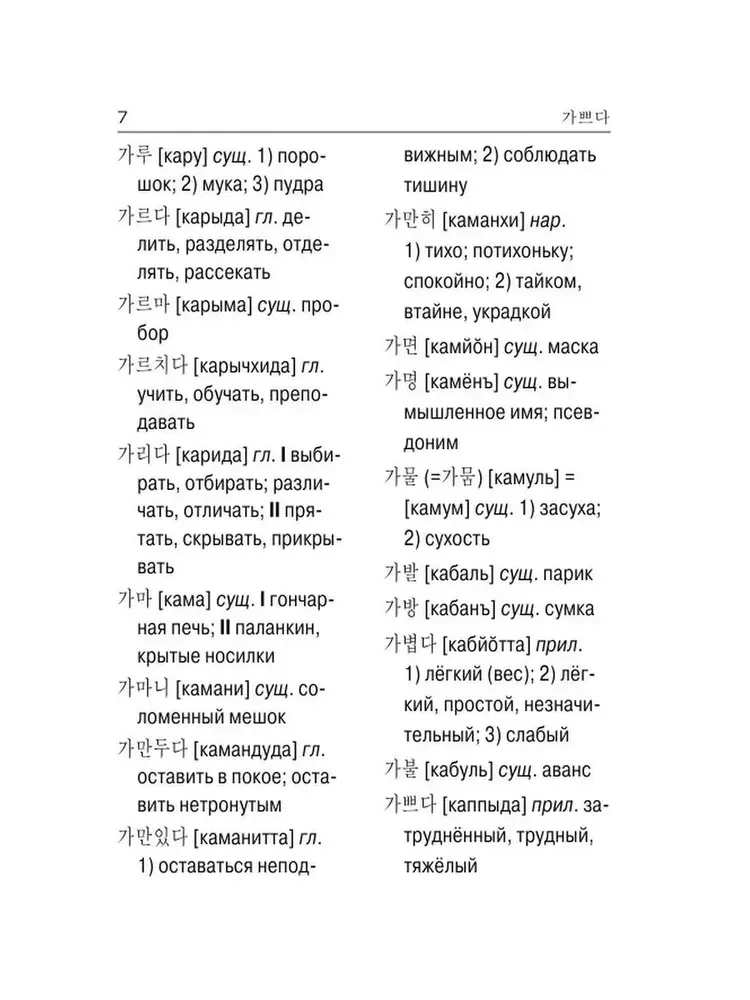 Корейско-русский русско-корейский словарь