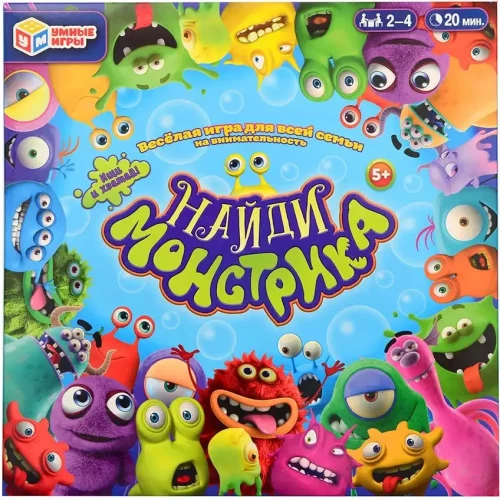 Настольная игра-ходилка - Найди монстрика